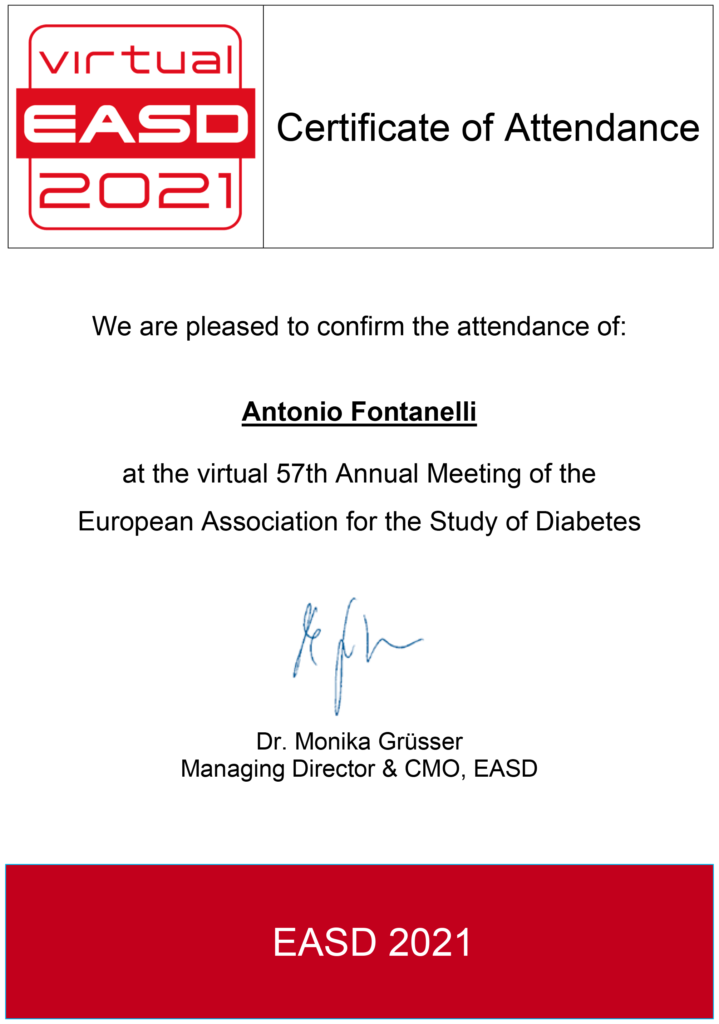 European Association for the Study of Diabetes 2021