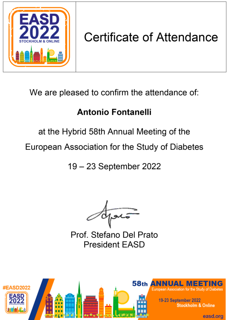 European Association for the Study of Diabetes 2022